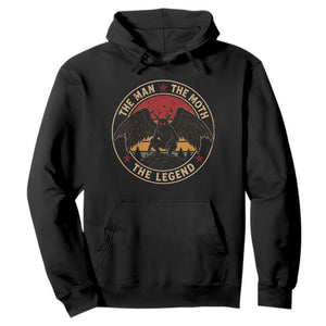 Funny Mothman The Man The Moth The Legend Hoodie Retro Folklore Creepy Cryptid TS11 Black Print Your Wear