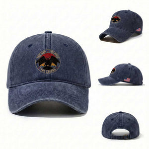 Funny Mothman The Man The Moth The Legend Washed Cotton Baseball Cap Retro Folklore Creepy Cryptid TS11 Washed Cap Universal Fit Navy Print Your Wear