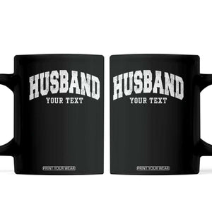 Personalized Husband Coffee Mug Custom Text Name Hubby Marriage Anniversary Couple Gift TS11 Black Print Your Wear