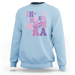 Funny Football Mom Sweatshirt In My Cheer Mom Era Cheerleader Pompom TS11 Light Blue Print Your Wear