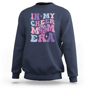 Funny Football Mom Sweatshirt In My Cheer Mom Era Cheerleader Pompom TS11 Navy Print Your Wear