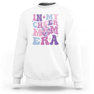 Funny Football Mom Sweatshirt In My Cheer Mom Era Cheerleader Pompom TS11 White Print Your Wear