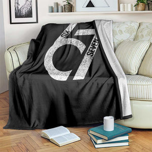 Funny Six Seven 67 Meme Gen Alpha Slang Throw Blanket TS11 Print Your Wear