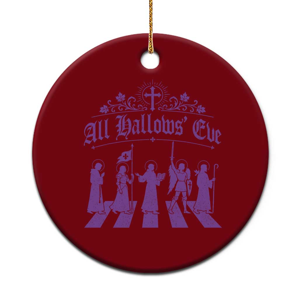 All Hallows Eve Ceramic Ornament Saint Procession Catholic Christian Halloween
