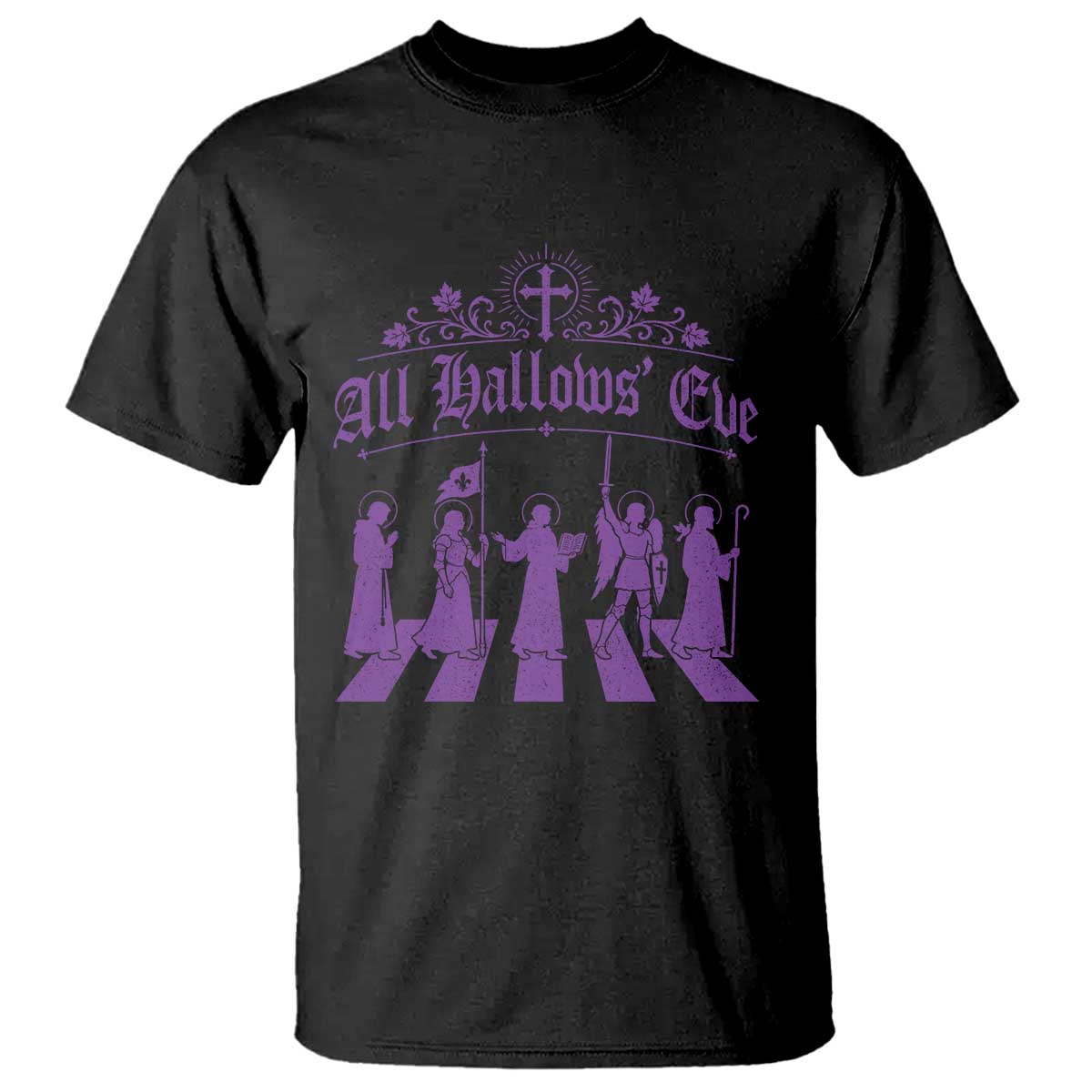 All Hallows Eve T Shirt Saint Procession Catholic Christian Halloween