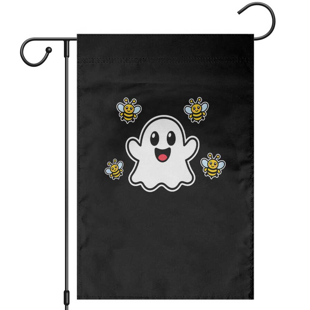 Funny Ghost Boo Bees Halloween Garden Flag Wordplay Humor