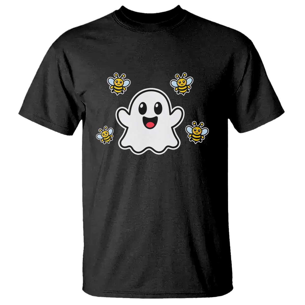 Funny Ghost Boo Bees Halloween T Shirt Wordplay Humor