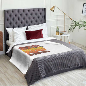 Funny Thanksgiving Tukey Gobble Throw Blanket TS11 Print Your Wear