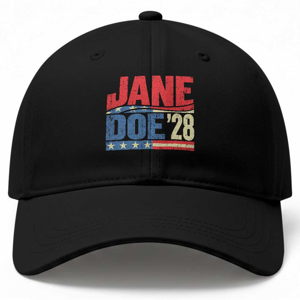 Jane Doe 2028 Baseball Cap Women Support Movement