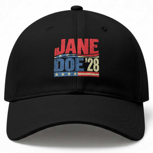 Jane Doe 2028 Baseball Cap Women Support Movement