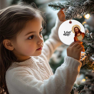 Funny Christian Xmas Christmas Ornament I Saw That Jesus Bible Meme TS11 Print Your Wear