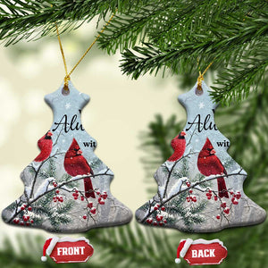 Memorial Christmas Ornament We Are Always With You Cardinal Birds Winter Season TS11 Christmas Tree Snow Print Your Wear