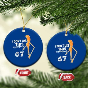Funny Marcus The Worm 67 Meme Ceramic Ornament I Dont Like This Its Pissing Me Off TS11 1pc Blue Print Your Wear