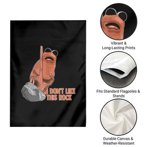 Funny Marcus The Worm Garden Flag I Dont Like This Rock Meme TS11 Print Your Wear
