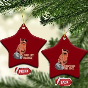 Funny Marcus The Worm Ceramic Ornament I Dont Like This Rock Meme TS11 Print Your Wear