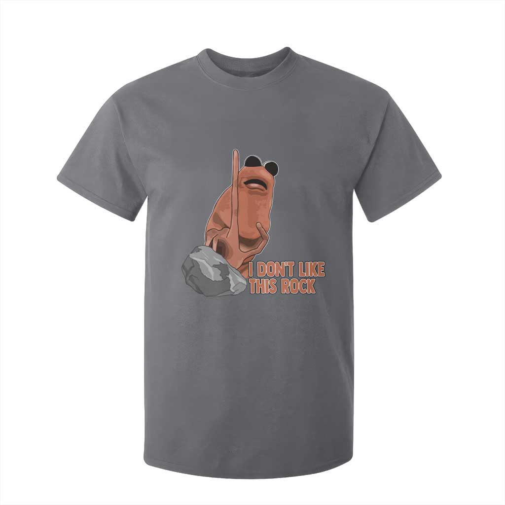 Funny Marcus The Worm T Shirt For Kid I Dont Like This Rock Meme TS11 Charcoal Print Your Wear