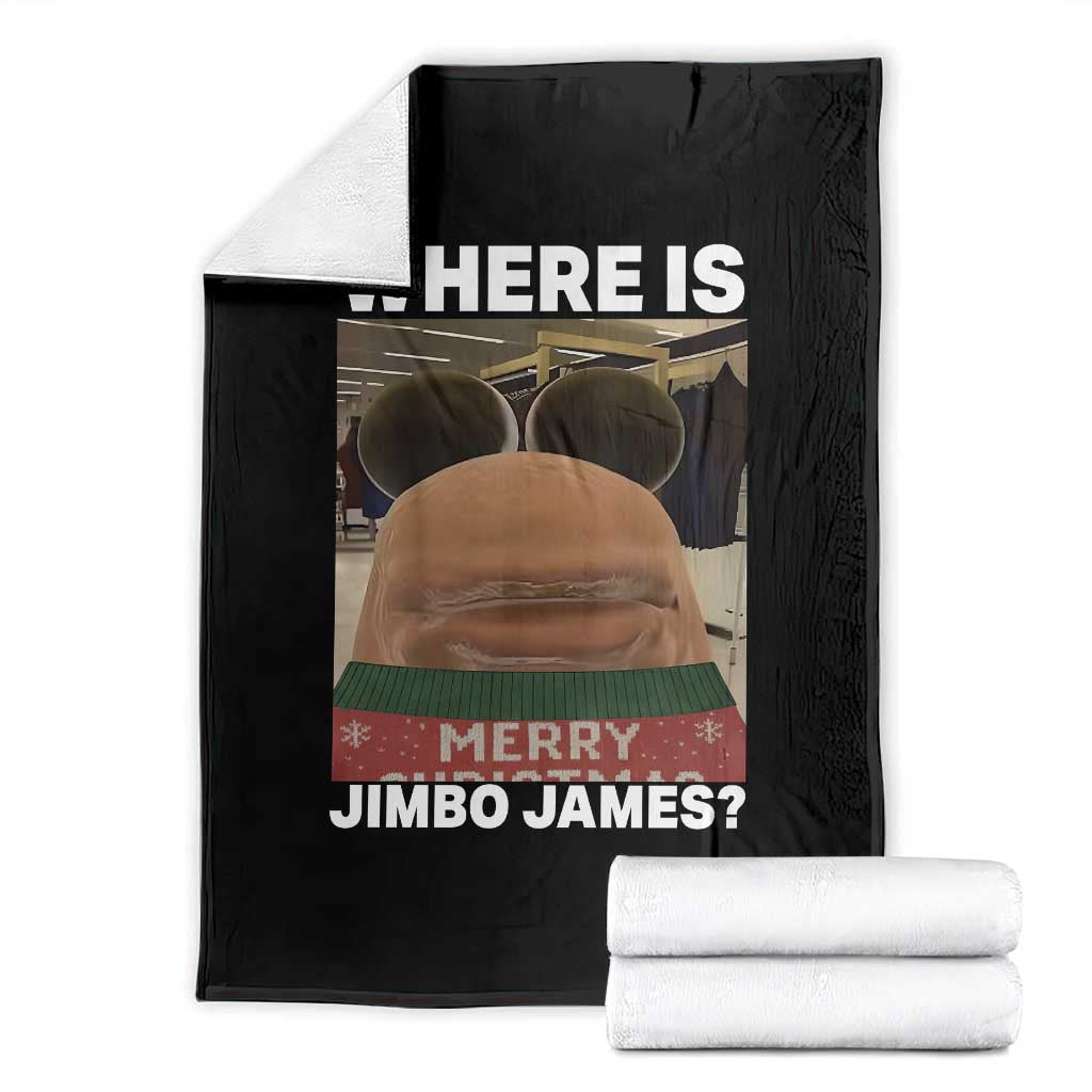 Funny Marcus The Worm Christmas Throw Blanket Where Is Jimbo James Xmas Ugly Sweater TS11 Black Print Your Wear