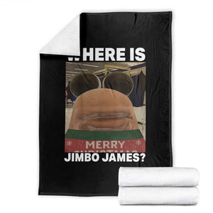 Funny Marcus The Worm Christmas Throw Blanket Where Is Jimbo James Xmas Ugly Sweater TS11 Black Print Your Wear