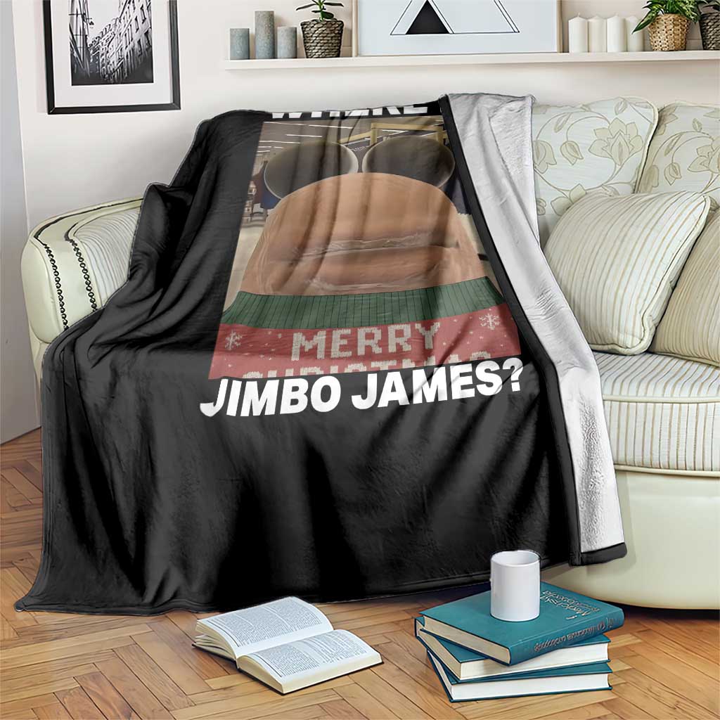 Funny Marcus The Worm Christmas Throw Blanket Where Is Jimbo James Xmas Ugly Sweater TS11 Print Your Wear
