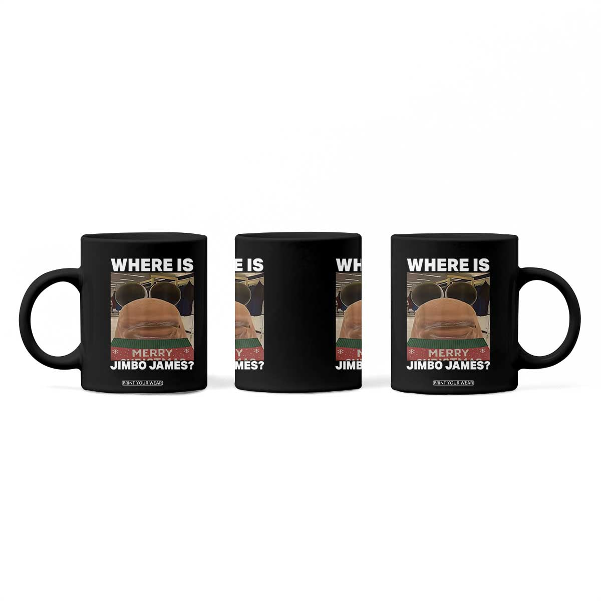Funny Marcus The Worm Christmas Coffee Mug Where Is Jimbo James Xmas Ugly Sweater TS11 Print Your Wear