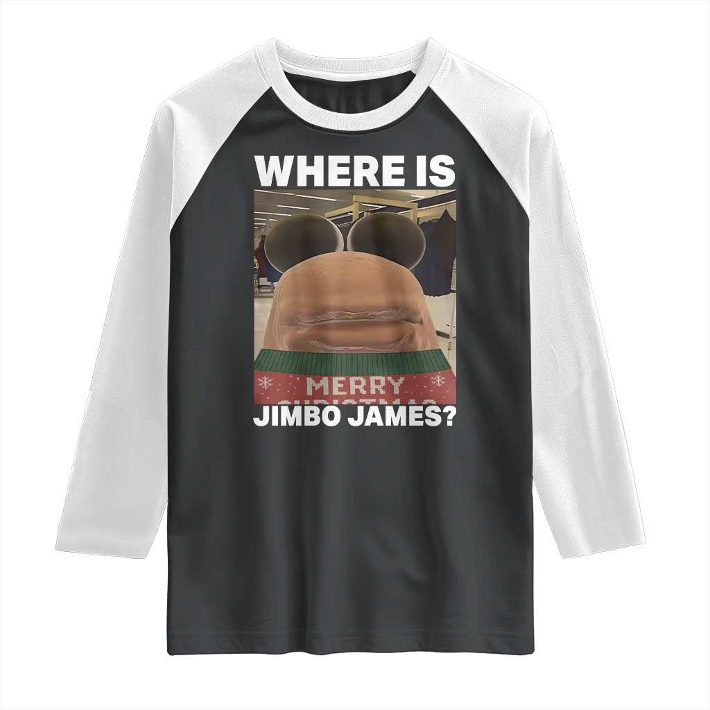 Funny Marcus The Worm Christmas Raglan Shirt Where Is Jimbo James Xmas Ugly Sweater TS11 Black White Print Your Wear