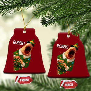 Funny Christmas Marcus The Worm Robert Xmas Elf Ceramic Ornament TS11 Print Your Wear