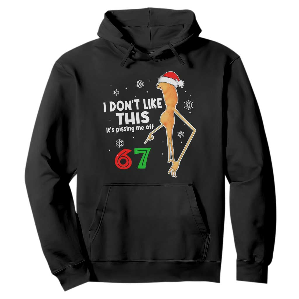 Funny Marcus The Worm 67 Meme Christmas Hoodie I Don't Like This It's Pissing Me Off TS11 Black Print Your Wear