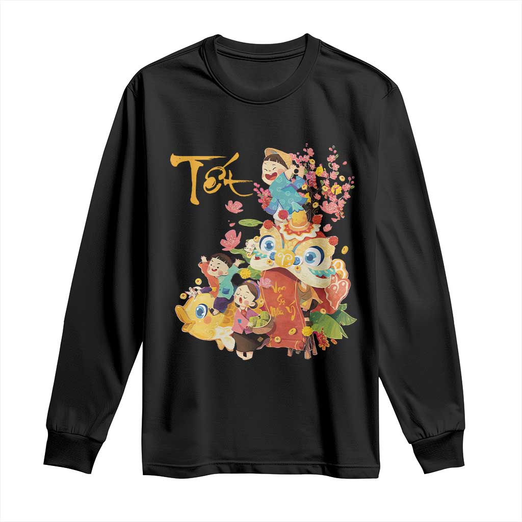 Funny Tet Vietnamese New Year 2025 Viet Holiday Long Sleeve Shirt TS11 Black Print Your Wear