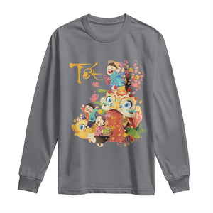 Funny Tet Vietnamese New Year 2025 Viet Holiday Long Sleeve Shirt TS11 Charcoal Print Your Wear