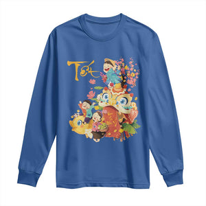 Funny Tet Vietnamese New Year 2025 Viet Holiday Long Sleeve Shirt TS11 Royal Blue Print Your Wear