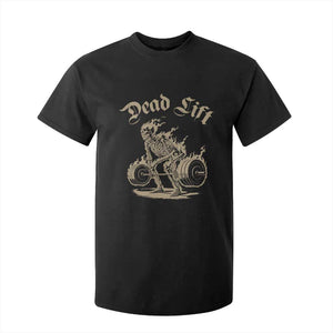 Funny Deadlifts Lifting Weights Gym Skeleton T Shirt For Kid TS11 Black Print Your Wear
