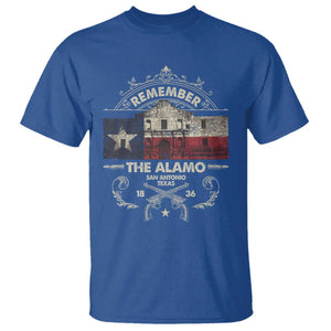 Texas Remember The Alamo San Antonio Pride T Shirt Texas History TS11 Royal Blue Print Your Wear