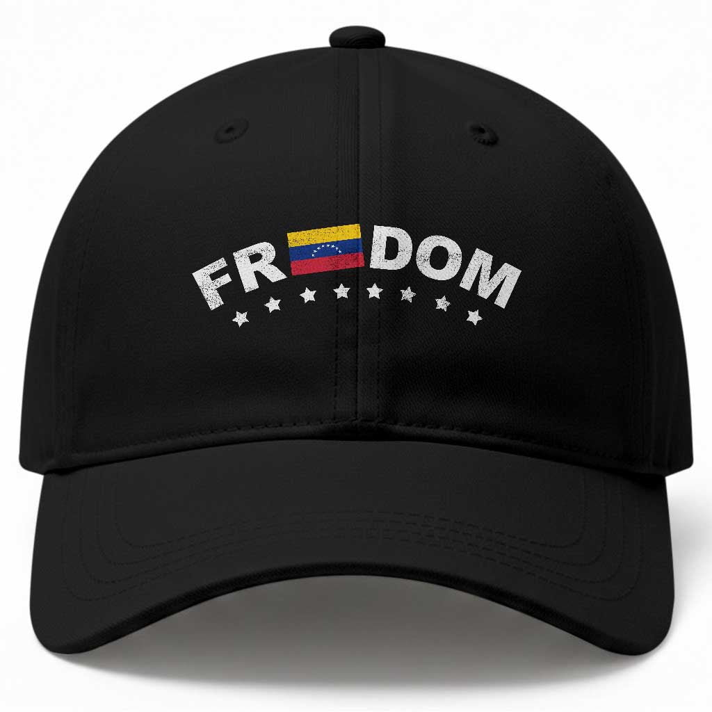 Freedom For Venezuela Baseball Cap Venezuelan Flag Eight Stars Bandera TS11 Print Your Wear