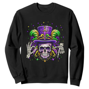 Mardi Gras Skull 67 Six Seven Meme New Orleans Witch Doctor Voodoo Sweatshirt TS11 Black Print Your Wear