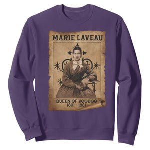 Marie Laveau Sweatshirt Queen Of Voodoo New Orleans Hoodoo Rootwork TS11 Purple Print Your Wear
