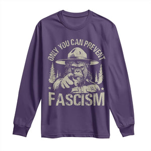 Save Our National Parks Bigfoot Long Sleeve Shirt Vintage Forest TS11 Purple Print Your Wear