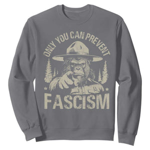 Save Our National Parks Bigfoot Sweatshirt Vintage Forest TS11 Charcoal Print Your Wear