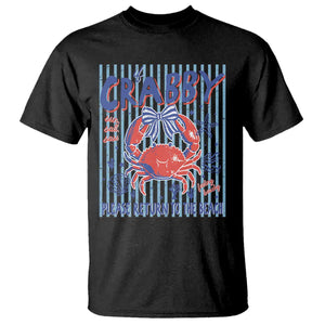 If Crabby Please Return To The Beach T Shirt Funny Summer Girl TS11 Black Print Your Wear