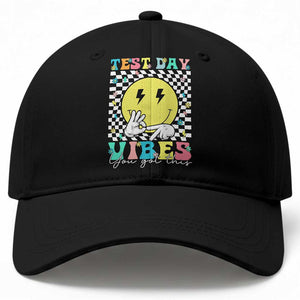 Test Day 67 Meme Baseball Cap You Got This Testing Teacher Retro Grooves TS11 Print Your Wear