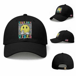 Test Day 67 Meme Baseball Cap You Got This Testing Teacher Retro Grooves TS11 Baseball Cap Universal Fit Black Print Your Wear