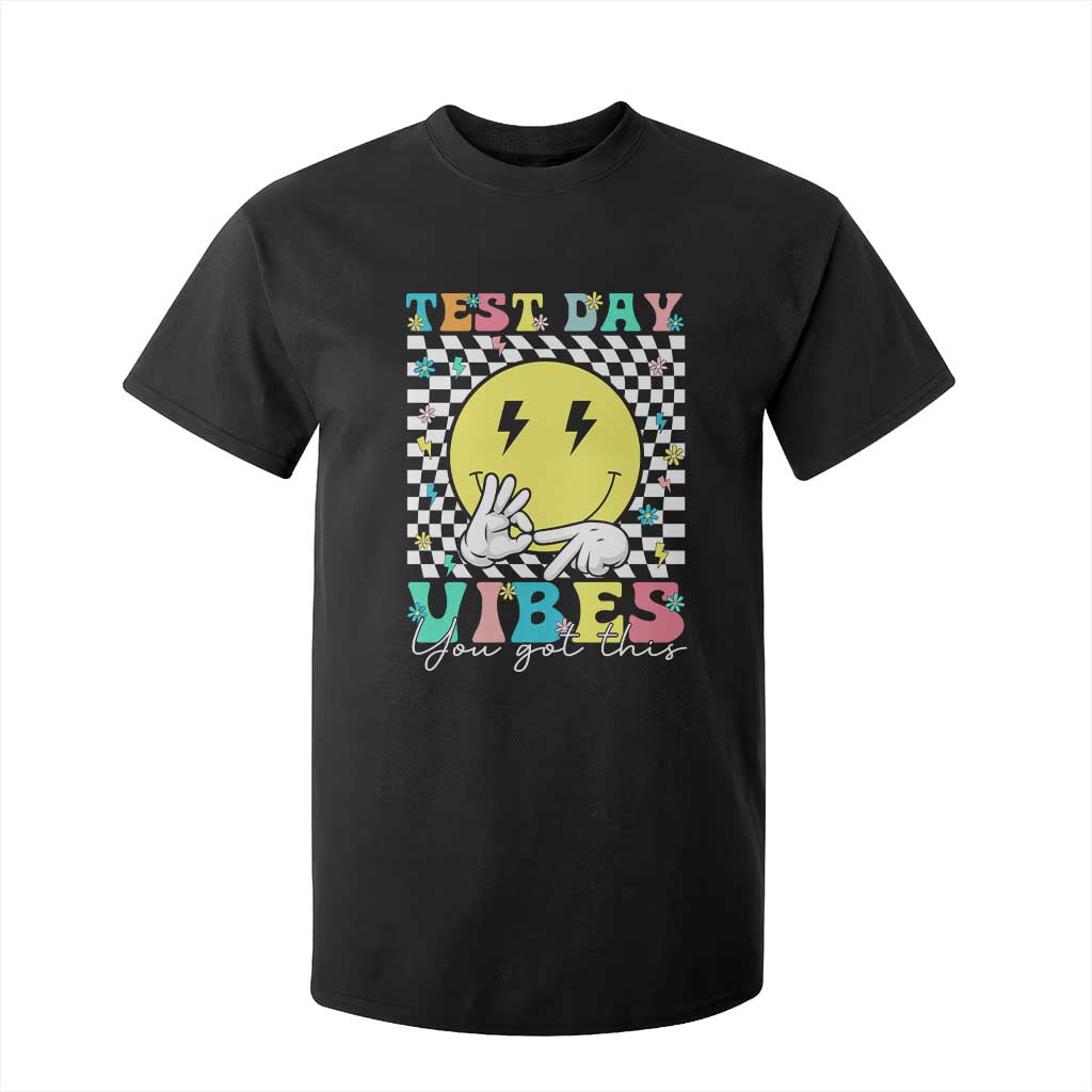 Test Day 67 Meme T Shirt For Kid You Got This Testing Teacher Retro Grooves TS11 Black Print Your Wear