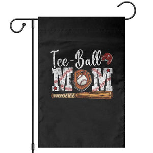 Baseball Mom Garden Flag Tee Ball Mama Funny Mother's Day TS11 Black Print Your Wear