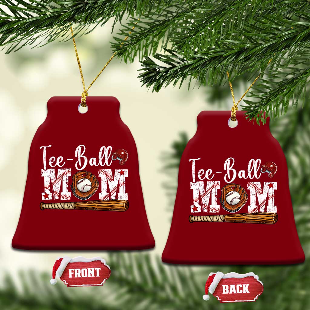Baseball Mom Ceramic Ornament Tee Ball Mama Funny Mother's Day TS11 Print Your Wear