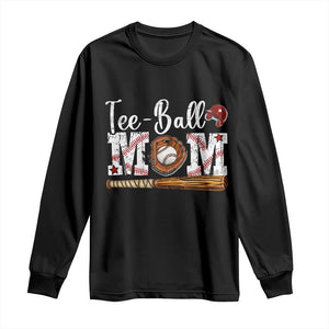 Baseball Mom Long Sleeve Shirt Tee Ball Mama Funny Mother's Day TS11 Black Print Your Wear