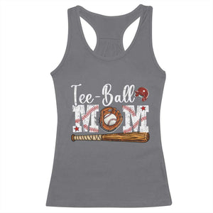 Baseball Mom Racerback Tank Top Tee Ball Mama Funny Mother's Day TS11 Charcoal Print Your Wear