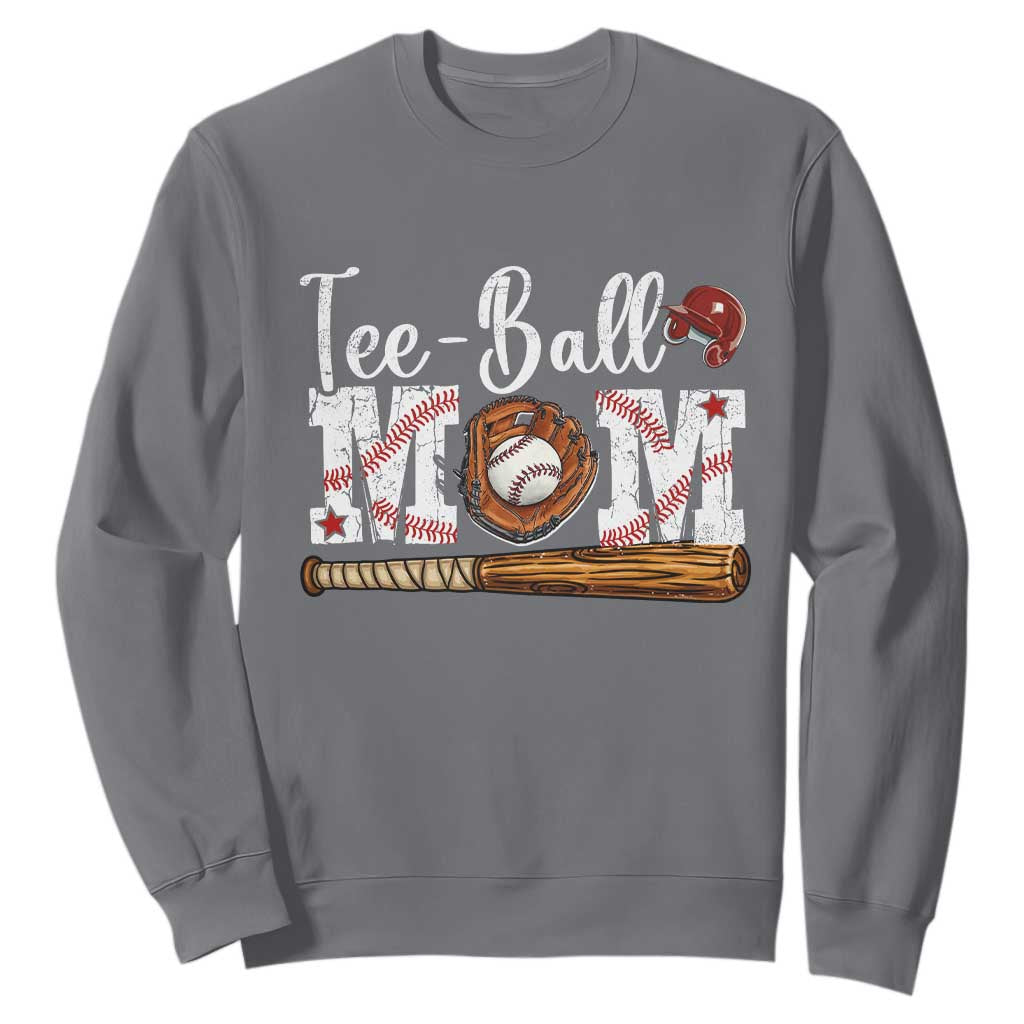 Baseball Mom Sweatshirt Tee Ball Mama Funny Mother's Day TS11 Charcoal Print Your Wear