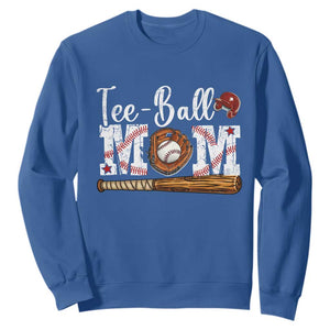 Baseball Mom Sweatshirt Tee Ball Mama Funny Mother's Day TS11 Royal Blue Print Your Wear