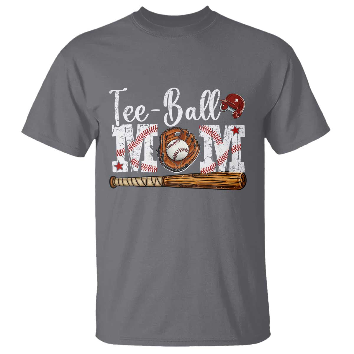 Baseball Mom T Shirt Tee Ball Mama Funny Mother's Day TS11 Charcoal Print Your Wear