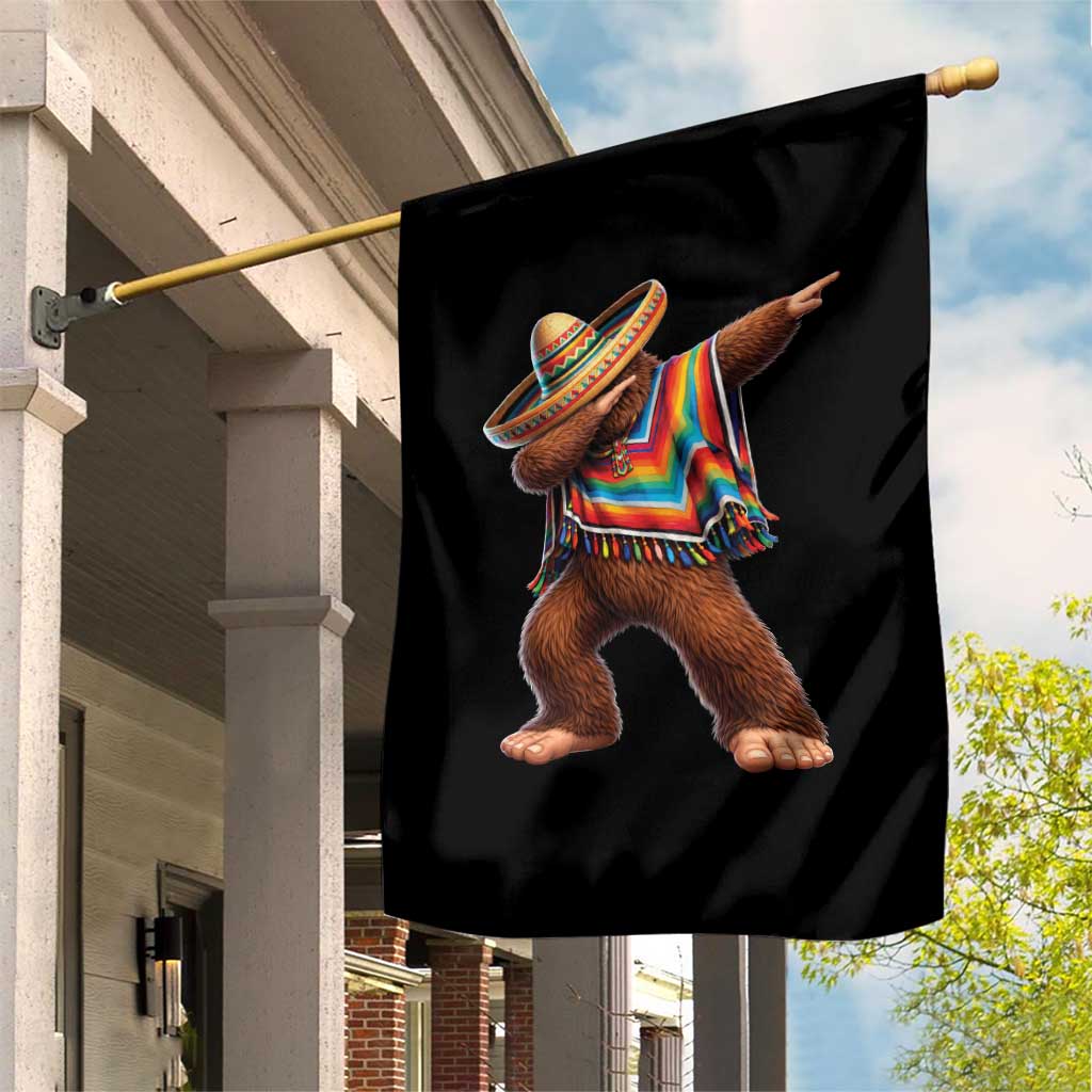Mexican Bigfoot Dabbing Cinco de Mayo Funny Fiesta Garden Flag TS11 Print Your Wear