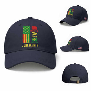 Juneteenth Equality Is Greater Than Division Baseball Cap Juneteenth American Flag TS11 Baseball Cap Universal Fit Navy Print Your Wear
